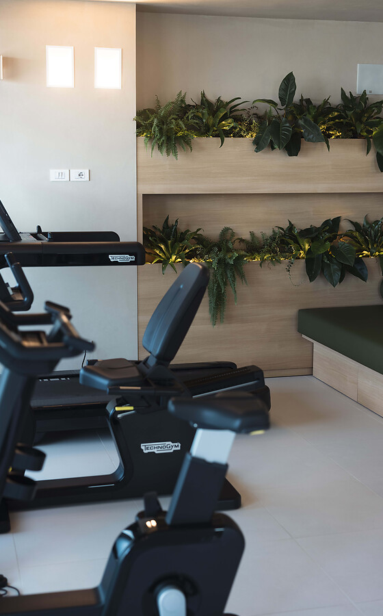 Sauna, Dampfbad, Ruheraum und Gym